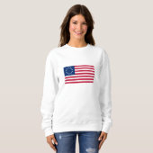 Betsy Ross American Flag Trui (Voorkant volledig)