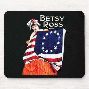 Betsy Ross Amerikaanse Vlag 1776 Art 4th of July G Muismat