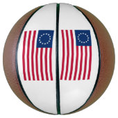 Betsy Ross Amerikaanse vlag Basketbal (Verticaal)