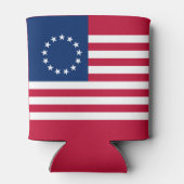 Betsy Ross Amerikaanse vlag Blikjeskoeler (Achterkant)