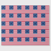 Betsy Ross Amerikaanse vlag Cadeaupapier (Vlak)