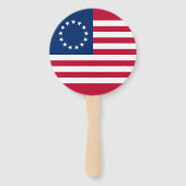 Betsy Ross Amerikaanse vlag Handwaaier (Achterkant)