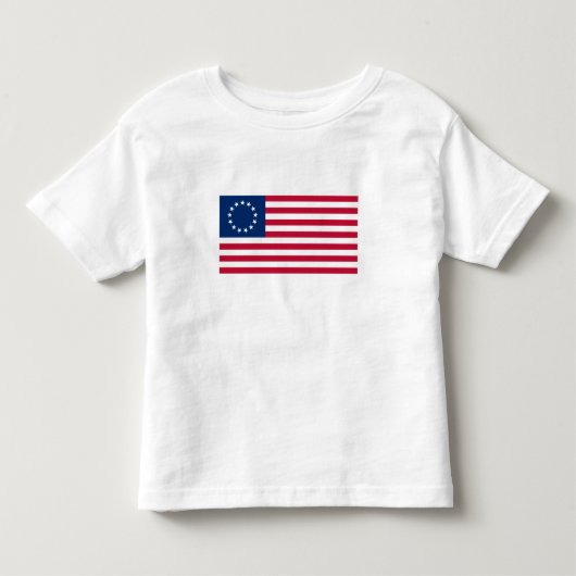 Betsy Ross Amerikaanse vlag Kinder Shirts (Voorkant)