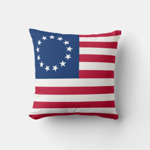 Betsy Ross Amerikaanse vlag Kussen