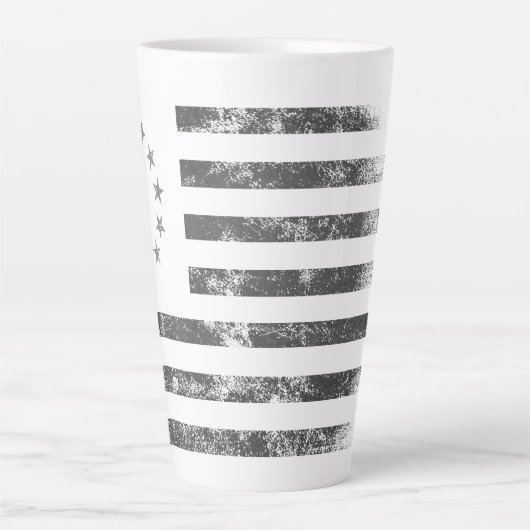  Betsy Ross Amerikaanse vlag Latte Mok (Voorkant)