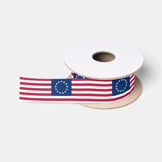 Betsy Ross Amerikaanse vlag Satijnen Lint (Spoel)