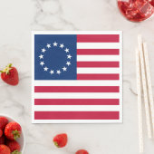 Betsy Ross Amerikaanse vlag Servet (Insitu)