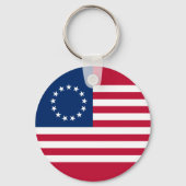 Betsy Ross Amerikaanse vlag Sleutelhanger (Achterkant)