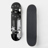 Betsy Ross Amerikaanse Vlag Star en Cannon S Persoonlijk Skateboard (Voorkant)