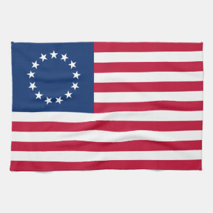 Betsy Ross Amerikaanse vlag Theedoek