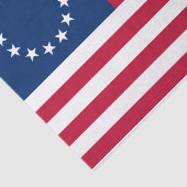 Betsy Ross Amerikaanse vlag Tissuepapier (Detail)