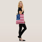 Betsy Ross Amerikaanse vlag Tote Bag (Op model)
