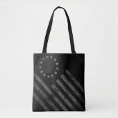 Betsy Ross Amerikaanse vlag Tote Bag (Voorkant)