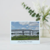 Betsy Ross Bridge, Philadelphia Briefkaart (Staand voorkant)