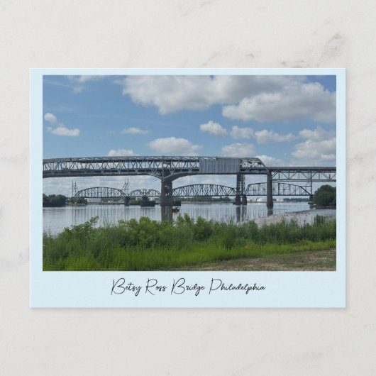 Betsy Ross Bridge, Philadelphia Briefkaart (Voorkant)