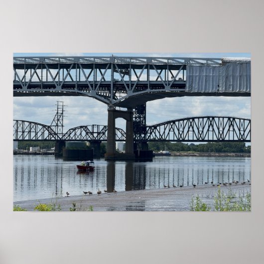 Betsy Ross Bridge Philadelphia Poster (Voorkant)