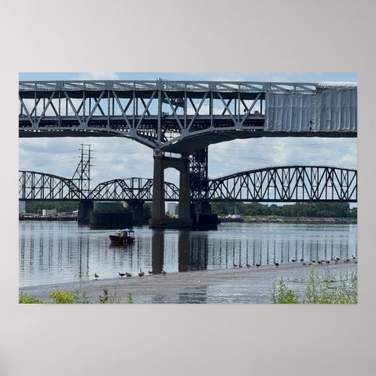 Betsy Ross Bridge Philadelphia Poster (Voorkant)
