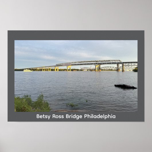 Betsy Ross Bridge, Philadelphia Poster (Voorkant)