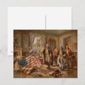 Betsy Ross Briefkaart (Voorkant / Achterkant)