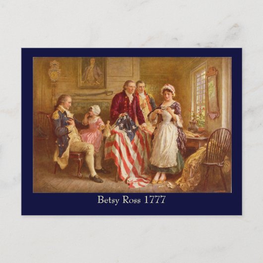 Betsy Ross-Briefkaart Briefkaart (Voorkant)