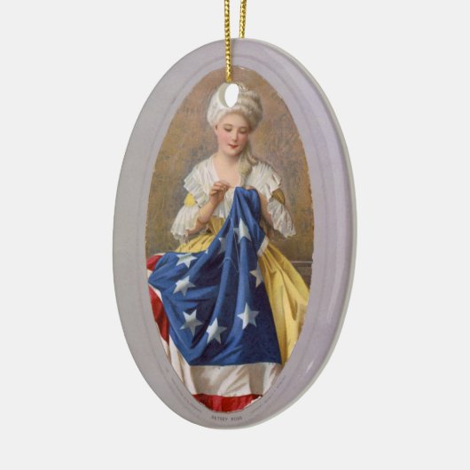 Betsy Ross, c1908, G. Liebscher Keramisch Ornament (Links)