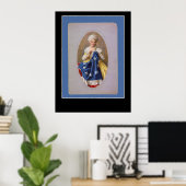 Betsy Ross en De Vlag Poster (Thuiskantoor)