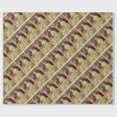 Betsy Ross First American Flag and Seal  US Cadeaupapier (Vlak)