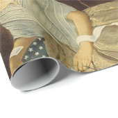 Betsy Ross First American Flag  Portret US Cadeaupapier (Rol Hoek)