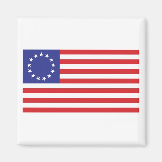 Betsy-Ross-Flag.-1776 Magneet (Voorkant)