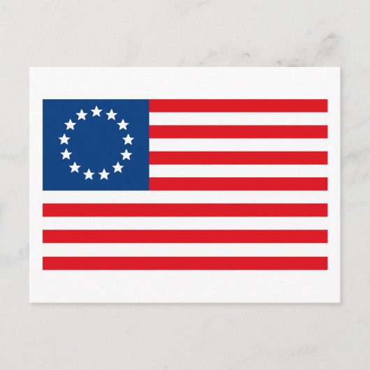 Betsy Ross Flag Briefkaart (Voorkant)