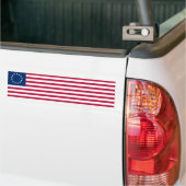 Betsy Ross Flag Bumpersticker (Op Truck)