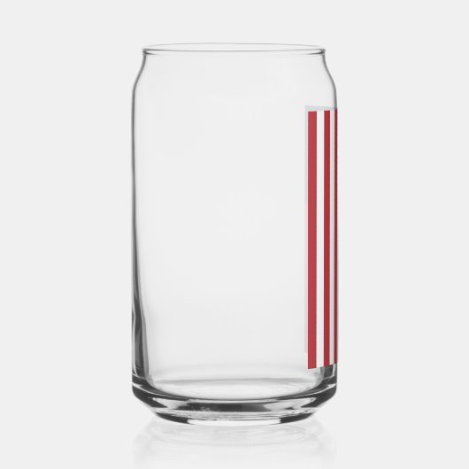 Betsy Ross Flag Design Drinkware Blikvorm Glas (Rechts)