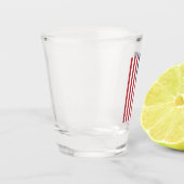 Betsy Ross Flag Design Geschoten glas (Links)