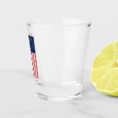 Betsy Ross Flag Design Geschoten glas (Rechts)