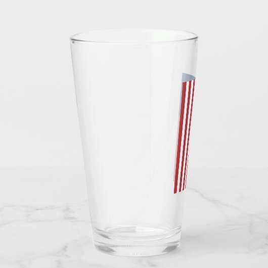 Betsy Ross Flag Design Glass Cup Glas (Rechts)