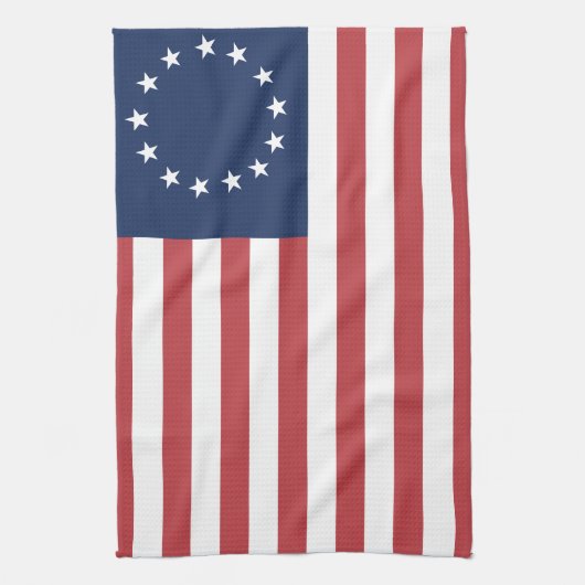 Betsy Ross Flag Design Keuken/Bar Handdoeken (Verticaal)
