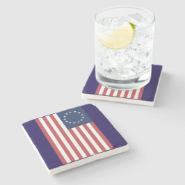 Betsy Ross Flag Design Stone Onderzetter