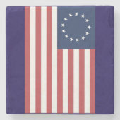 Betsy Ross Flag Design Stone Onderzetter (Voorkant)
