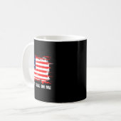 Betsy Ross Flag Don't Tread Patriot On Me Koffiemok (Voorkant links)