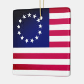 Betsy Ross Flag Keramisch Ornament (Links)