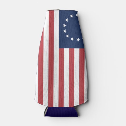 Betsy Ross Flag Ontwerp Fles Koeler (Voorkant)