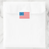 Betsy Ross Flag Ronde Sticker (Tas)