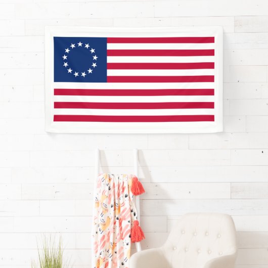 Betsy Ross Flag  Spandoek (Insitu)