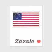Betsy Ross Flag Sticker (Vel)