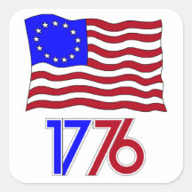 Betsy Ross Flag Sticker