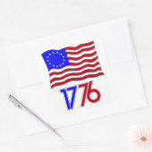 Betsy Ross Flag Sticker (Envelop)