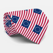 Betsy Ross Flag Stropdas (Opgerold)