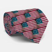 Betsy Ross Flag Stropdas (Opgerold)