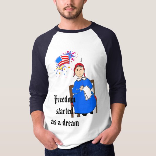 Betsy Ross- Gepersonaliseerd T-shirt (Voorkant)