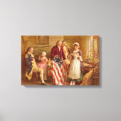 Betsy Ross gewikkeld canvas print (Voorkant)